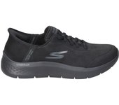 SKECHERS | Zapatilla Skechers GO WALK Flex PR Slip-ins para Hombre – Deportiva en Color Negro – Sneaker Slip-Ins sin Cierre – Ajuste con Cordones – Fácil de poner y quitar – Estilo Casual – Modelo 216326-BBK