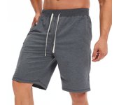 Pantalones cortos holgados de verano para hombre, pantalones cortos casuales, pantalones cortos de longitud media, pantalones de playa, pantalones deportivos con cordón de talla grande, tendencia para hombre