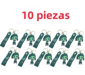 30PCS Set wholesale Inside Out keychain Plush Cartoon Character keychain Pendant Personality Creative Glue Doll Small Pendant