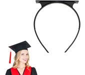 2-Pack de graduación Cap Headband Inserts-Fijar la tapa y mantener El Peinado, Diseño Interior Mejorado