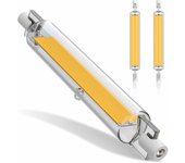Bombillas LED R7S 20W Regulables 3000K Luz Blanca Cálida Paquete de 2