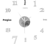 3D Wall Clock Mirror Wall Stickers Creative DIY Wall Clocks Modern Design Mute Quartz Needle Watch reloj de pared Home Decor HOT