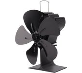 Ventilador para Hogar de 5 Aspas con Motor autogenerador, ventilador de Estove resistente a altas temperaturas