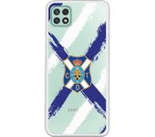 Funda original compatible con Samsung Galaxy A22 5G - Club Deportivo Tenerife Escudo Clear