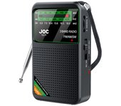 Radio de bolsillo de emergencia Radio FM AM SW Mejor recepción Radio con pilas Soporte de altavoz incorporado Búsqueda automática Tipo-C Recargable con pantalla HD