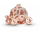 New Disney Pumpkin Car Necklace Earring Set Charm Beads Suitable for Original  Bracelets DIY Women's Jewelr