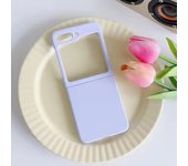 Matte Hard Case For Samsung Galaxy Z Flip 6 / Z Flip 5 Protective Shockproof Cover Candy Color For zflip6 zflip5 Capa Case