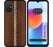 Funda Silicona para ZTE Blade A52 diseño Cuero 01 Dibujos