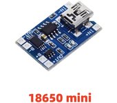 Type-c/Micro/Mini USB 5V 1A 18650 TP4056 Lithium Battery Charger Module Charging Board With Protection Dual Functions 1A Li-ion