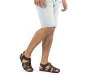 Panama Jack STANLEY C1 Sandalias cerradas para hombre marrones en piel 85333