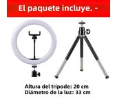 12 inch LED Ring light Photography Lighting Phone Ringlight With Tripod Stand USB Round Fill Lamp for Youtube TikTok Video Live