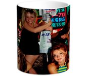 Taza Spice Girls. Wannabe. Mel B. Mel. C. Emma. Geri. Victoria. Musica. Rock and roll. Musica. Rock and Roll