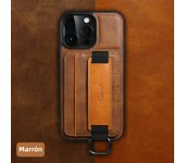SUTENI Luxury Leather Card Holder Phone Case Wrist Strap Wallet for iPhone 16 15 14 13 12 11 Pro Plus Max X Xs XR