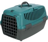 Transportín Trixie Capri 2 para Perros y Gatos con Bandeja de Almacenamiento y Sujeción para Cinturón de Seguridad