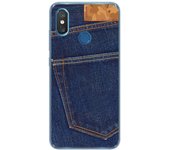Tumundosmartphone Funda Gel Tpu para Xiaomi Mi 8 Diseño Vaquero Dibujos
