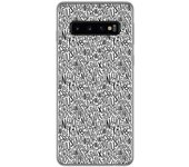 Tumundosmartphone FUNDA de GEL TPU para Samsung Galaxy S10 Plus diseño Letras Dibujos