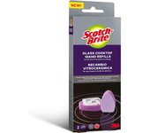 Scotch-Brite Recambio para vitrocerámica, paquete de 2 unidades