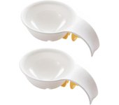 Separador de Yemas y Claras, divisor de huevo de grado alimentario, colador de huevo, divisor de huevo Pequeño para el hogar, 5 piezas