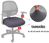 Chair Cover Office Computer Spandex Split Seat Cover Universal Office Anti-dust Armchair Cover 1PCS