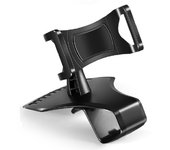 para Xiaomi Redmi 10 5G (2022) Soporte Coche 3 en 1 con Pinza y Visera y Clip Rejilla - Negro
