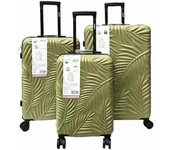nuevo coleccion de verano maletas giratorias de alta capacidad con 4 ruedas de S/20, M/24 y L28 pulgadas - Material de ABS - Cerradura de combinación numérica