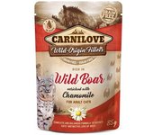 Carnilove Gatos Jabalí Grain Free Sobres 24 x 85 gr