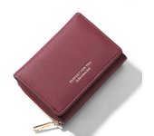 Cartera Monedero Simple Corto De Moda para Mujer, Tarjetero Multifuncional De Tres Pliegues, Gran Capacidad, Cartera para Mujer, Múltiples Compartimentos