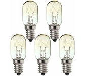 Bombilla LED E14, paquete de 5, bombilla de rosca E12S de 120 V y 10 W, bombilla de rosca de 2700 K, bombilla de luz para máquina de coser E14