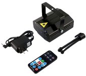 Mini Laser Lights LED Stage Light DJ Disco Light Projector New Sound Activated Remote Control Flash For Christmas Party Lights