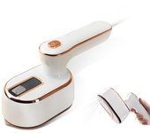 Vaporizador de ropa - 1000W 20S de calentamiento rápido - Vaporizador portátil de mano para ropa de viaje - Con función de planchado en seco y húmedo - Mini vaporizador de ropa plegable giratorio - Blanco