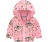 Stylish Cartoon Dinosaur Windbreaker Jacket for Girls - Perfect for Casual Wear!