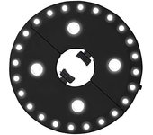Luces para el interior del parasol ø16cm a pilas: 4xaa (no incluidas)