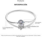 Silver Plated Bracelet Perfume Bottle Original Snake Chain Fit Charms Beads DIY Fine Jewelry Gift Pulseras For Women Bracelets