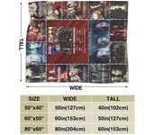 Bed Blanket, Supernatural Fleece Blanket Soft Warm Throw Blanket for Women Men Kids All Seasons for Bed Sofa Couch Office Travel, Multicolor