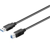 Conexión USB-A 3.0 macho-macho USB-B 3.0