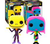Funko Pack 2 Funkos Blacklight black light Jack Skellington y sally   Pesadilla Antes de Navidad Nightmare Before Christmas   Disney Funko Pop Vinyl
