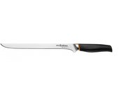 Bra - Cuchillo Jamonero Efficient, 25 cm, Uso Diario, Utensilio Cocina, Corte Cómo y Seguro, Acero Inoxidable, Cortar Jamón