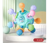 Baby Manhattan Ball Silicone Hand Grab Ball, Boiled Dental Glue, Molded Teeth, Bitable Soft Glue Grip, Ring Soothing Toy