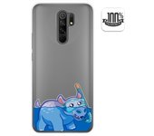 Tumundosmartphone Funda Gel Transparente para Xiaomi Redmi 9 diseño Hipo Dibujos