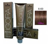 Tinte Igora Royal Absolutes 6-60 Rubio Oscuro Marron Natural 60 ml. Schwarzkopf