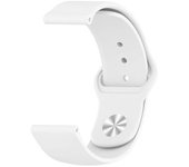 IMATICA LOS PALACIOS Correa Reloj Blanca Compatible con Huawei, Samsung, Xiaomi, Garmin, Amazfit y Ticwatch