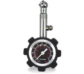 Alto indicador de presión exacto de neumático del coche 360 ° ajustable para el indicador de presión resistente de neumático del auto y de la motocicleta