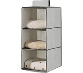 Bloom Store - Organizador para Armarios | Diseño Colgante con 3 o 4 Compartimentos, Ideal para Guardar Ropa, Toallas y Accesorios, Ahorra Espacio en el Hogar