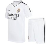 Real Madrid - Conjunto Camiseta y Pantalón Primera Equipación Temporada 24/25, Bellingham, Replica con Licencia Oficial
