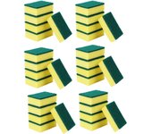 20/30PCS Dishwashing Sponge Kitchen Nano Emery Magic Clean Rub Pot Rust Focal Stains Sponge Removing Kit Cleaning Brush Sponges