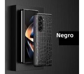 Crocodile Texture PU Leather Luxury Business Anti-Finger Cover for Samsung Galaxy Z Fold 6 5 4 3 2 5G Samsung Fold Phone Case