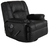 ECODE® Sofá de Masaje balancín Giratorio en Piel con Calor Lumbar ECO-8615
