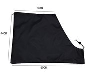 Zippered Type Leaf Blower Vacuum Bag Lawn Cleaner Bag Garden Tool Garden Leaf Shredder Collection Bag With Zipper Design