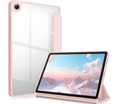 Flip Tablet Cover For Samsung Galaxy Tab A9 Plus 11 2023 A9+ SM-X210 X215 Acylic Transparent Back Case With Pencil Holder Funda