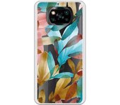 Funda compatible con Xiaomi Pocophone X3 - X3 Pro - X3 NFC - Flores Acuarela